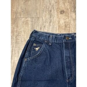 Vintage 90s Wrangler mom Jeans Womens 12 High waisted Rancher Made In USA 26X30